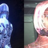 Cortana from HALO and a VI from Mass Effect