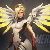 Mercy from Overwatch, showing what a Lawful Good soldier with the Planar Ethic style might look like