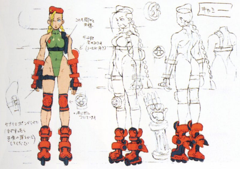 Concept art from Capcom's Cannon Spike